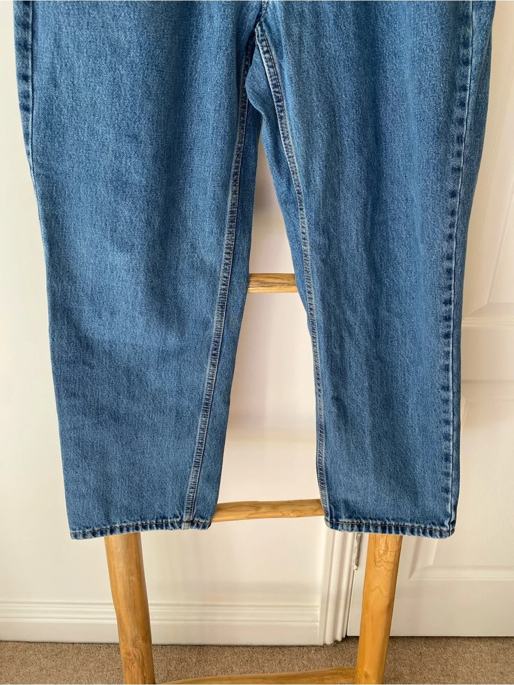 Levis 505 Jeans Mens 36x30 Blue Relaxed Fit Straight Leg Denim Casual
